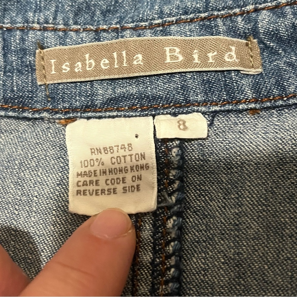 ISABELLA BIRD | Chambray Blue Jean Maxi Dress -Size 8 - Picture 11 of 16